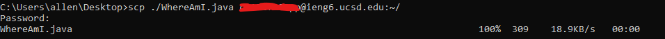 Run scp Command